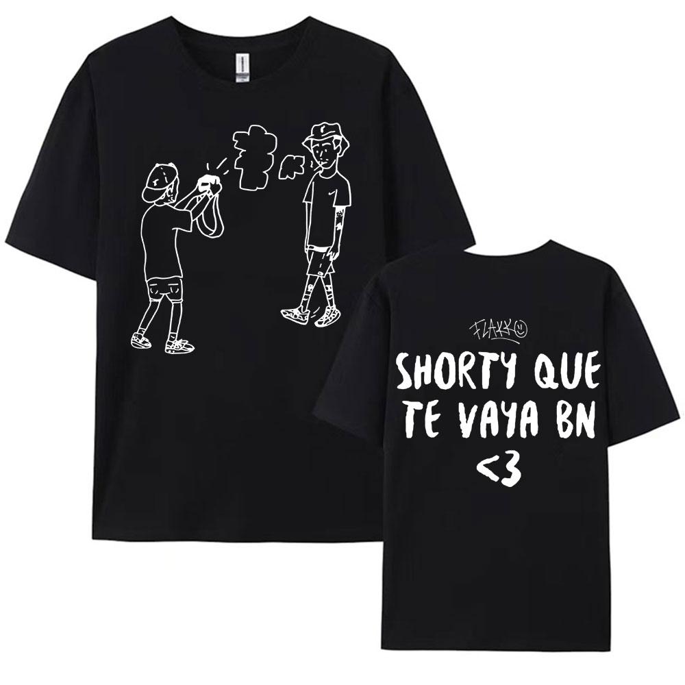 Rapper RELS B Skinny Flakk 2025 Tour Tshirt Unisex Clothing Fashion Hip Hop Punk Street Tshirts Unisex High Quality Cotton T Shirt