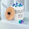 Контейнер для стирального порошка с крышкой Стильный контейнер для таблеток для посудомоечной машины Ящик для хранения в посудомоечной машине Вмещает герметичные ароматические шарики Органайзер