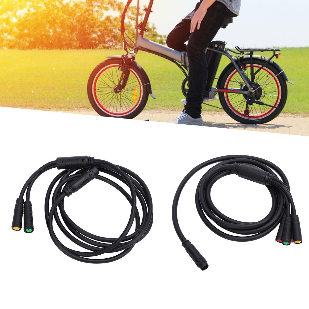Соединительный кабель для электрического велосипеда 4,9 фута, водонепроницаемый контроллер для отображения дроссельной заслонки, разъем для фары
