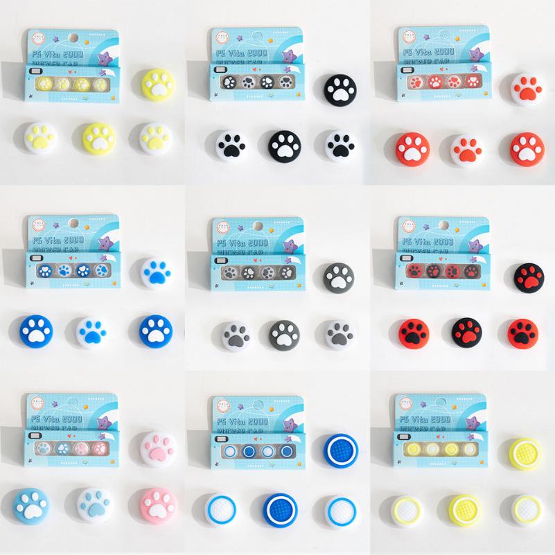 Cat Paw Joystick Caps for PSVita 1000/2000 - Protective Button Covers