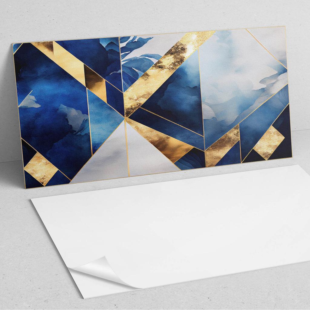 Panel Winylowy Samoprzylepny Idealny Do Wnętrz Nowoczesnych 100X50 Cm Geometria W Odcieniach