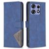 BINFEN COLOR For Motorola Edge 50 Pro 5G Phone Cases Wallet Stand Geometry Imprinted Leather Cover