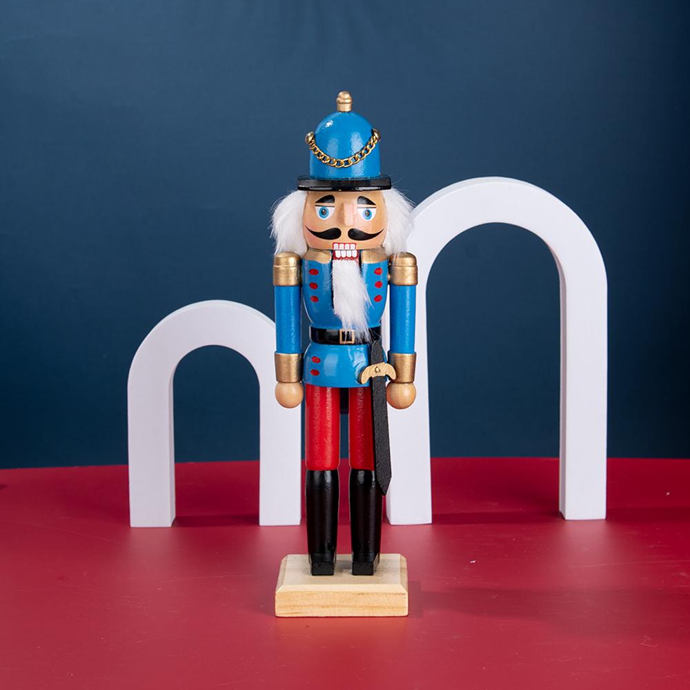 Vintage Cavalry-style Wooden Nutcracker