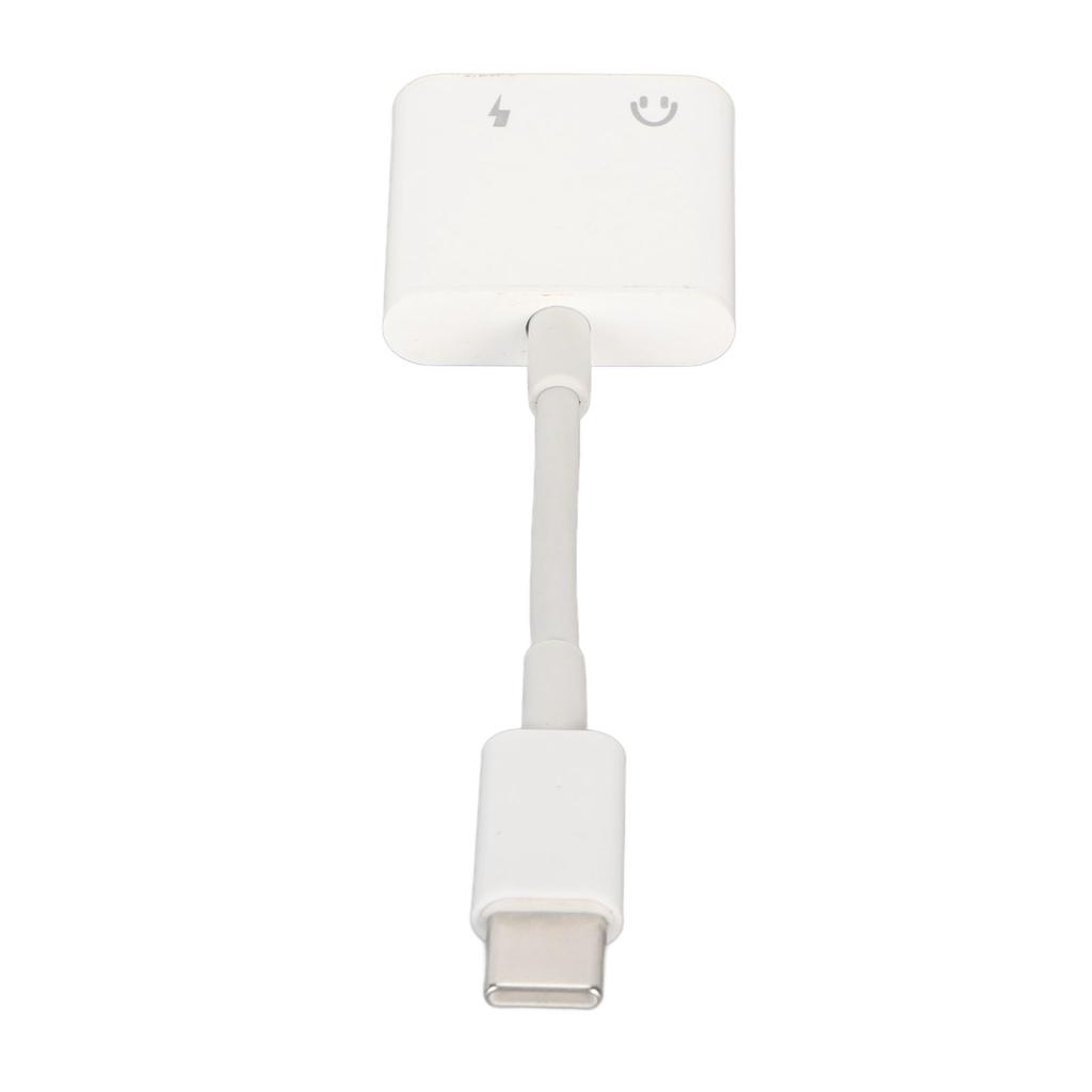 USB Type C to 3.5mm Sound Adapter 60W Fast Charge HiFi 7.1 Channel Surround Sound USB C Sound Jack Earphone Aux