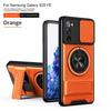 Case For Samsung S20 FE Magnetic Stand Sliding Window Lens Protection Full Cover Shockproof Phone Case