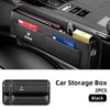 BAGW4 2026 Car Sticker Car Seat Gap Storage Box Leather Crevice Side Pocket Wallet For BMW E90 E91 E60 E61 F10 F07 E63 E64 F12 F13 G30