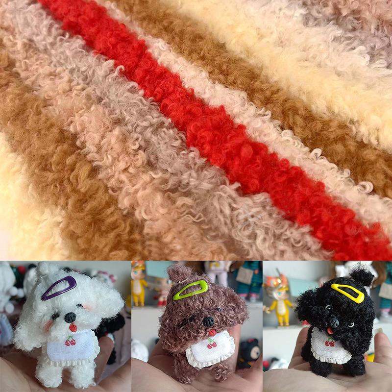 1M DIY Curly Fur Plush Dolls Twisting Sticks Decoration Supplies Handmade Sewing Toys Toys
