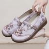 Shoes Women's Versatile New Summer Ethnic Style Embroidered Shoes Hanfu Shoes Mother Casual Shoes