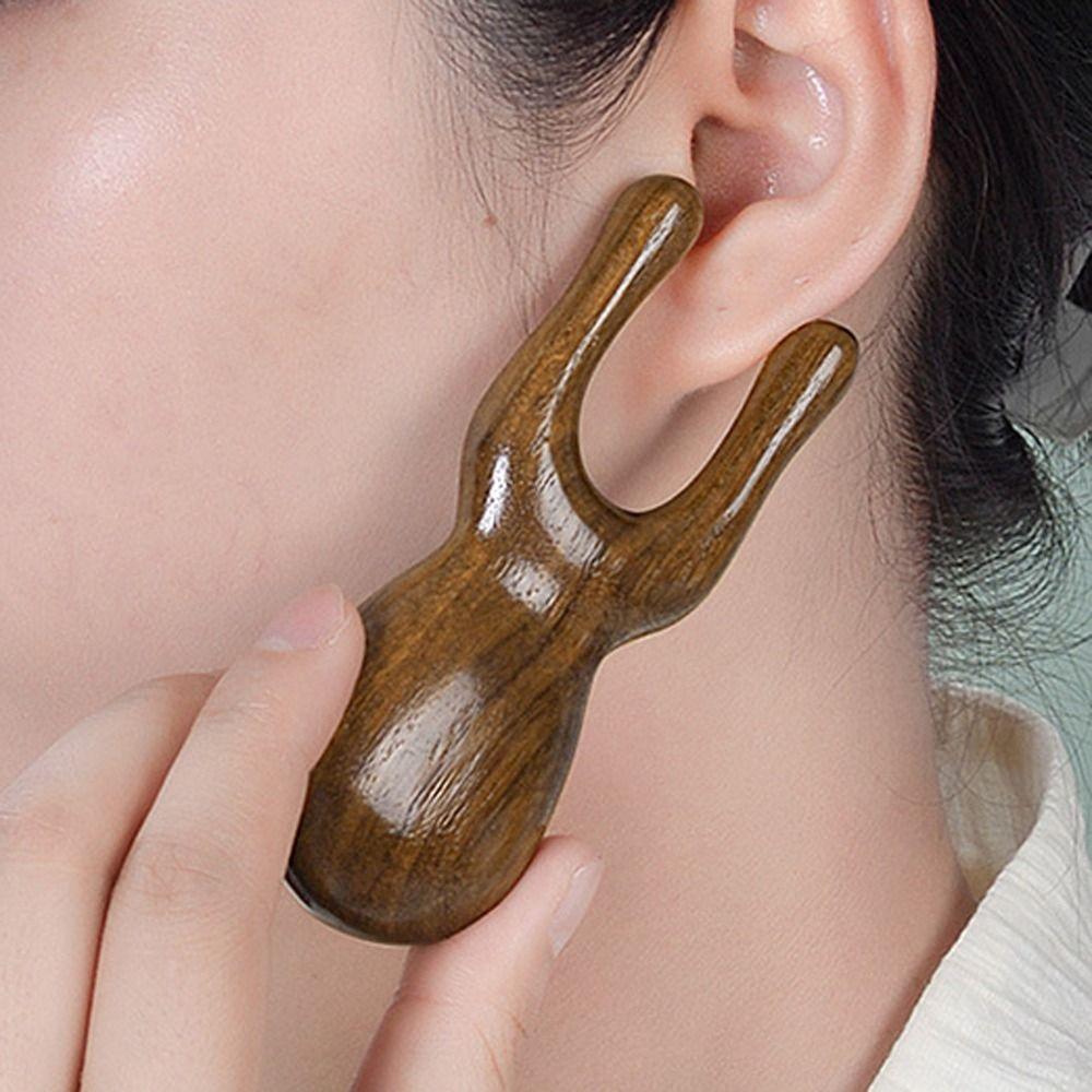 Two Comb Teeth Frog Shape Massage Comb Anti-Static Nose Meridian Massager  Beauty