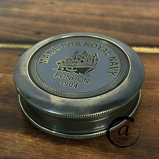 Antique Brass Nautical Compass, Vintage Compass, Marine Gift, Navigation Compass