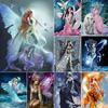 5D DIY Diamond Painting Fairy Under The Moon Diamond Embroidery Cross Stitch Kit Rhinestone Mosaic Home Decor