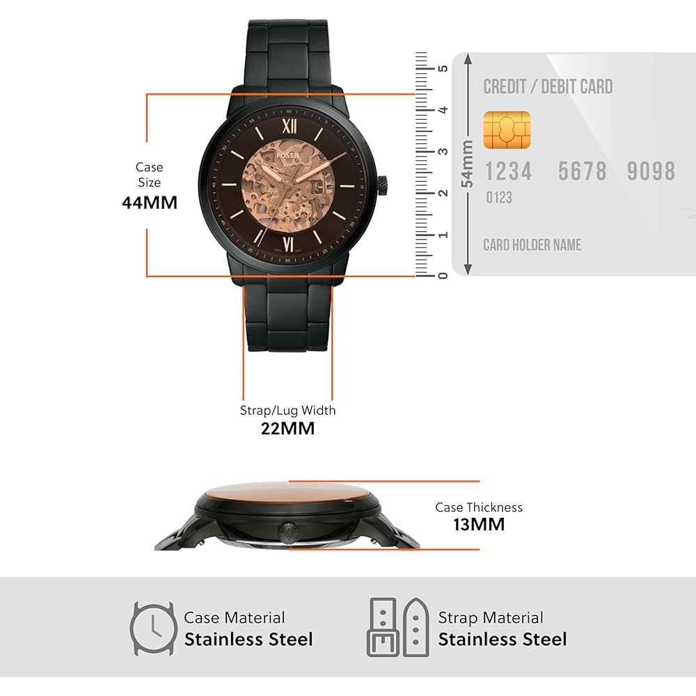 Мужские автоматические часы Fossil ME3183 (Официально импортировано)