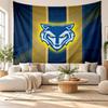 Warrington Wolves Wall Tapestry, Soft Fabric Wall Hanging, Decorative Backdrop For Bedroom Home Wall Art
