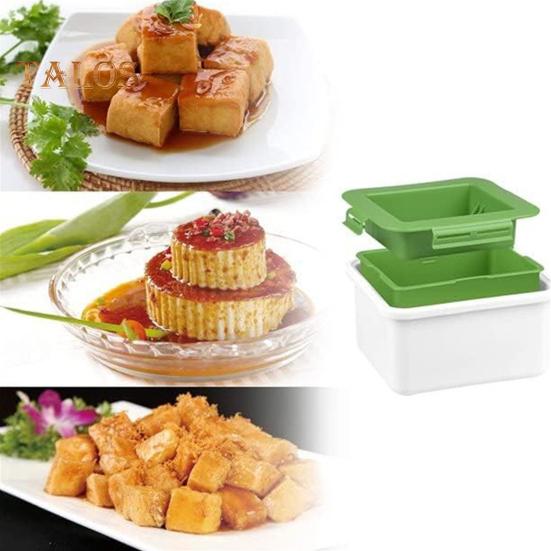 Пресс-коробка для тофу Пресс-коробка для тофу с сушкой для твердого или очень твердого тофу Машинка для приготовления тофу с сушкой для воды, пригодная для мытья в посудомоечной машине