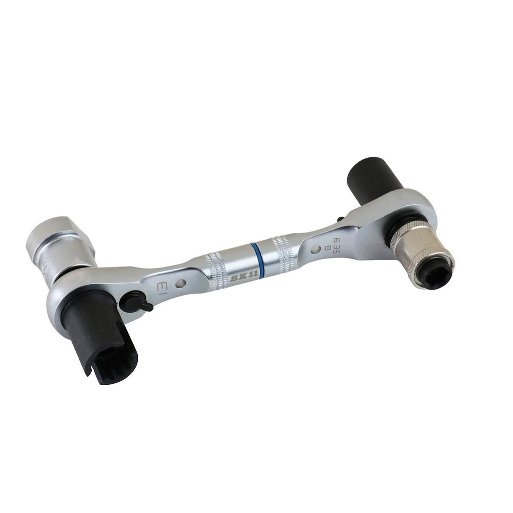 SK11 DEVICE for Electrical and HVAC 8-Function Multi-Wrench, Short, Installation, MRM-8S