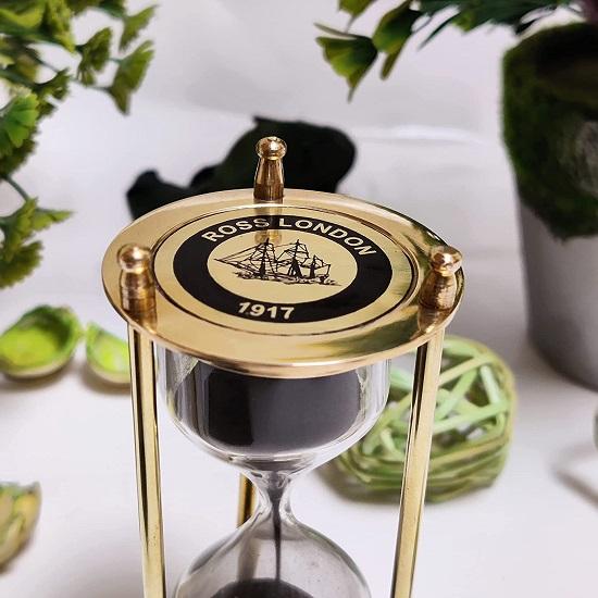 Латунный песочный таймер Песочные часы Часы с песочными часами