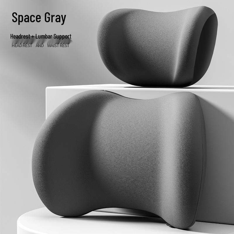 Универсальная подушка на сиденье автомобиля из пены с памятью - Поддержка шеи и поясницы для всех сезонов