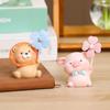 Bear Animals Figures Pig Landscape Decoration Animal Windmill Figurines  Collection Toy