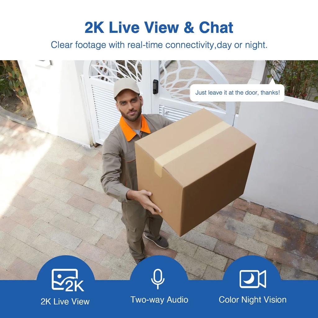 Global Xiaomi IMILABI EC6 Dual 2K WiFi Spotlight Outdoor Camera Dual Lenses Night Vision 360° Dual Angle Surveillance For Mi Home APP