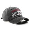 Men's sun hat for outdoor activities, featuring a washable design, letter embroidery, and a baseball cap style