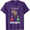 Хлопковая футболка Calling Tees Забавная капибара Грызун Любитель животных Юмор Футболка Женская Мужская Летняя Повседневная Круглый вырез Короткий рукав Топы