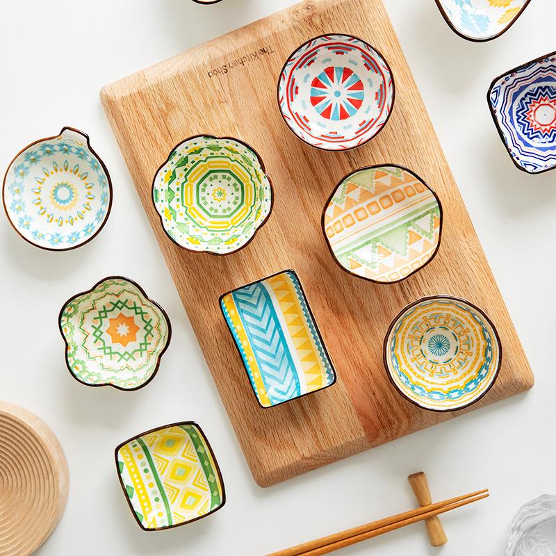 Clearance, Japanese-Style Small Dishes, Dipping Dishes, Ceramic Soy Sauce Vinegar Seasoning Dishes, Snack Dishes