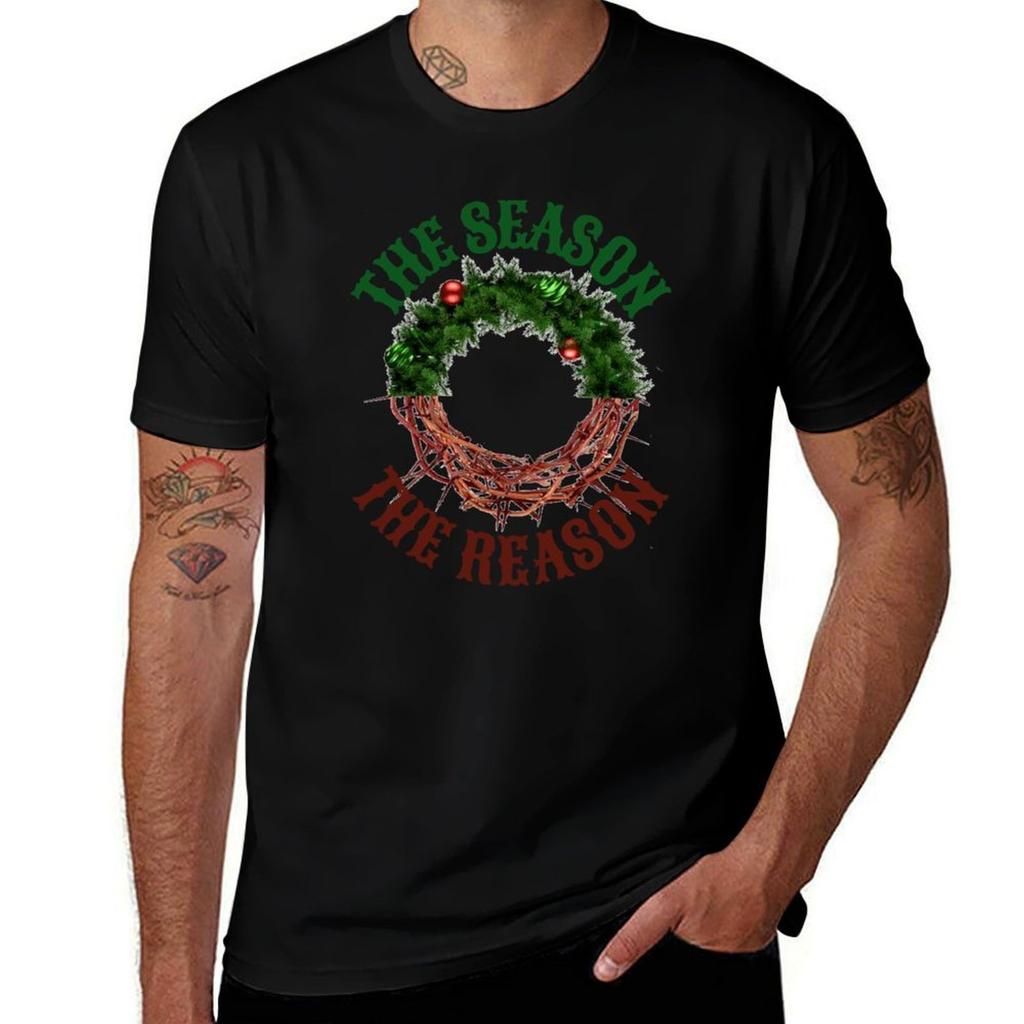 The Season The Reason TShirt Holiday Casual Short Sleeve Top