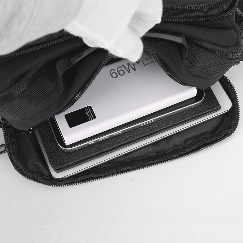 Мужская сумка через плечо, сумка через плечо, многослойная сумка Oxford