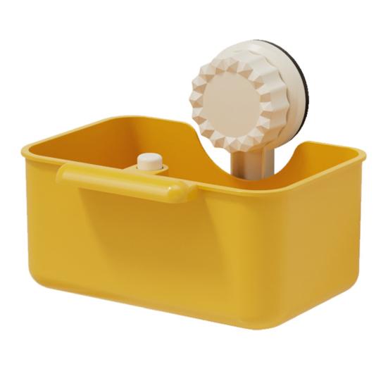 Suction Cup Sink Strainer Sink Debris Catcher Basket Removable Kitchen Sink Drain Strainer for Food Scraps No-Touch Waste Disposal