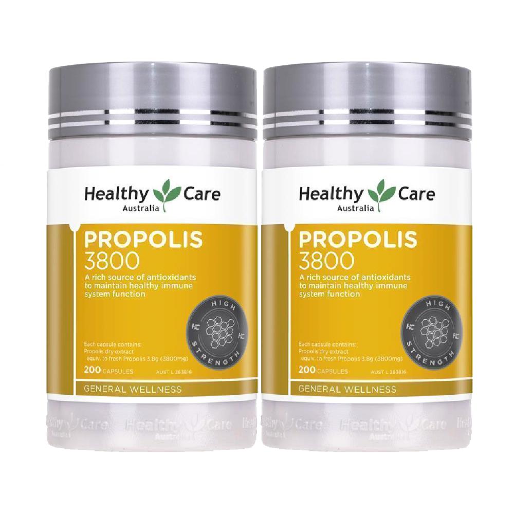 Healthy Care High Strength Propolis 3800mg 200 Capsules
