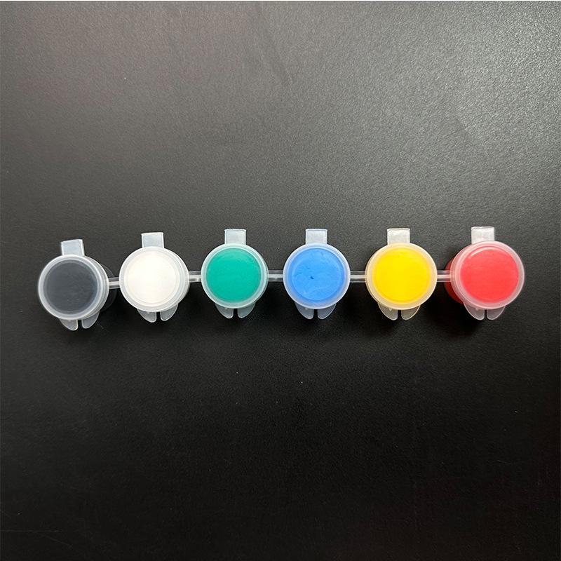 Набор акриловых красок 12 цветов для детей - Идеально для искусства в детском саду, граффити, рукоделия и росписи гипса