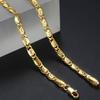 Gold Chain For Men Women Wheat Figaro Rope Cuban Link Chain Gold Filled Stainless Steel Necklaces Male Jewelry Gift