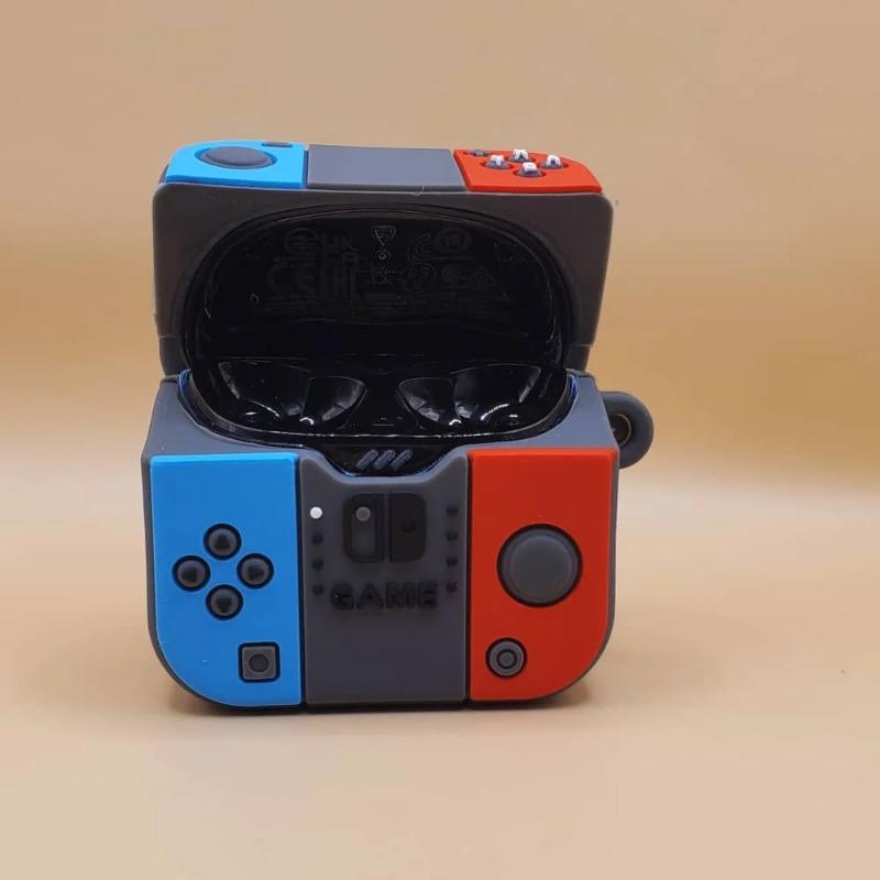 Милый мультяшный чехол для наушников в виде мини-игровой консоли, подходит для Apple Airpods 1 2 3 4 Pro Pro2, силиконовый мягкий чехол для наушников