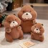 22-35 CM Cartoon Doll Soft Texture Warm Appease Doll Chubby Groundhog Doll  For Children