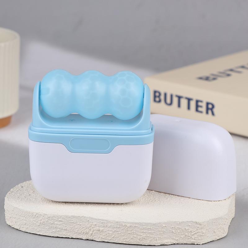 Двухголовый ледяной ролик для лица, для глаз, от отечности, для облегчения мигрени и боли, при незначительных травмах, для холодовой терапии лица, массажный ролик для ухода за кожей