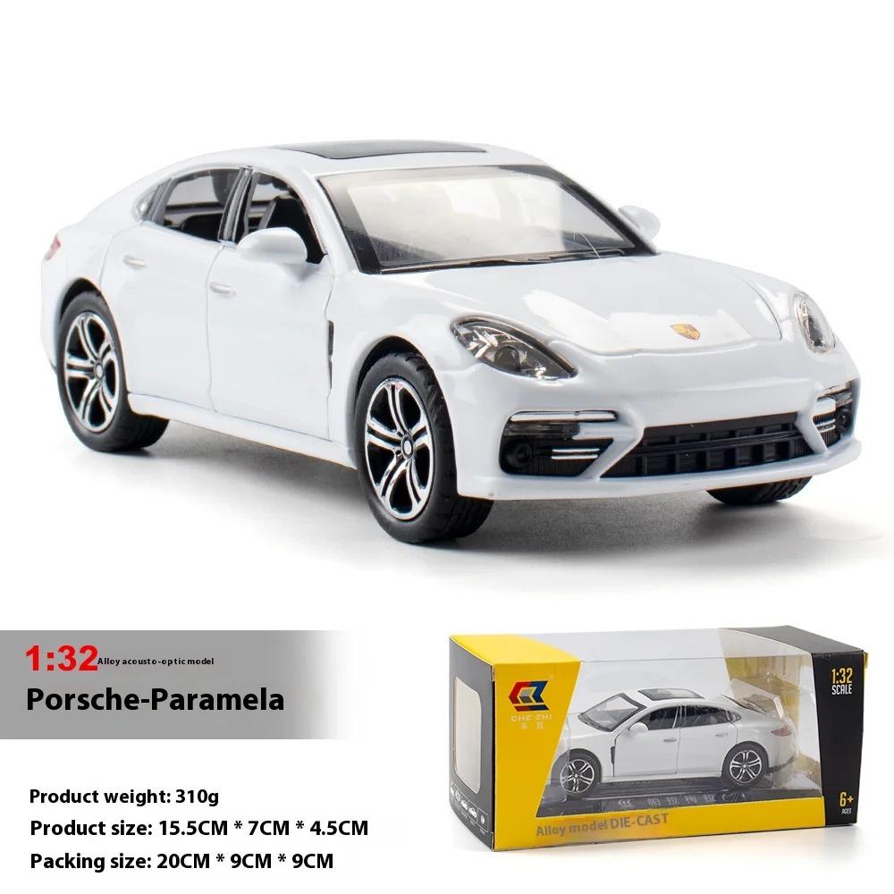 1/32 Porsche Panamera литая модель автомобиля со звуком и светом игрушечный компьютер настольный декоративные украшения коллекция подарочная коробка
