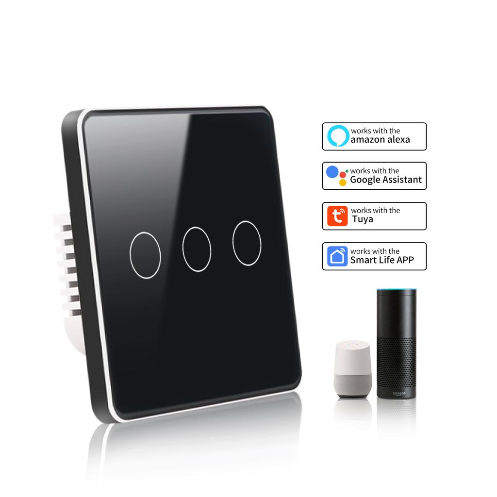 European Standard WiFi Zero Flame Aluminum Alloy Wall Switch