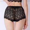 Женские трусики с высокой талией, сексуальное кружевное нижнее белье с вышивкой в виде снежинок, женские бесшовные трусики-лифчики больших размеров