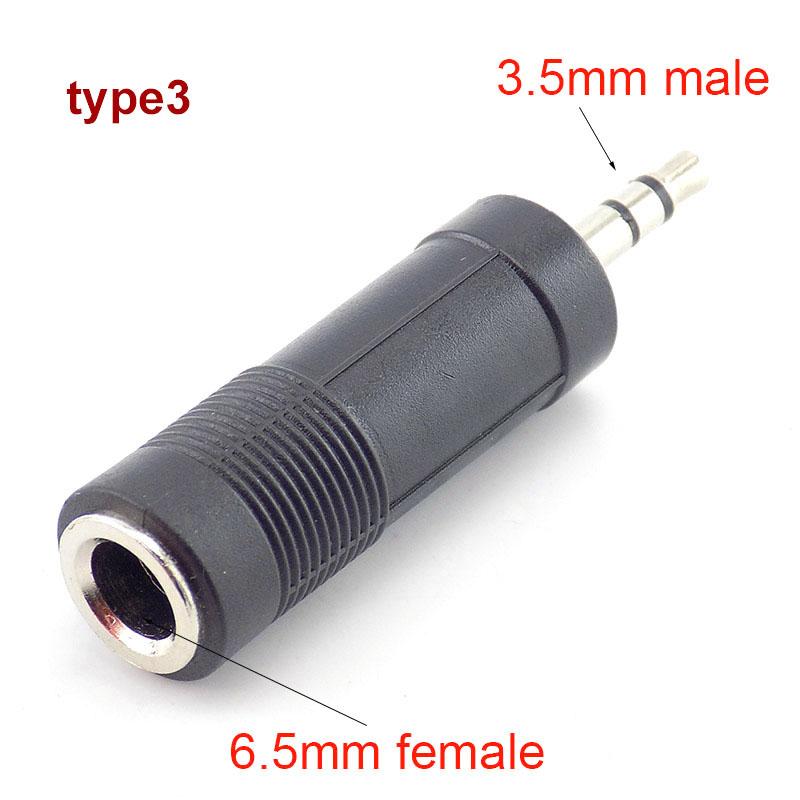 Никелированный 6,35 мм 6,5 мм 1/4" моно стерео штекер гнездо к 3,5 мм 1/8" штекер гнездо аудио разъем динамика 2/3 полюсный клеммный разъем