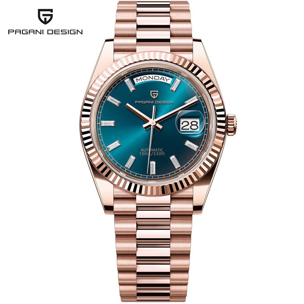 PAGANI DESIGN DD40 Men Mechanical Automatic Watch For Men Top Luxury Diving Mens Watches NH36A Sapphire Mirror Reloj Hombre