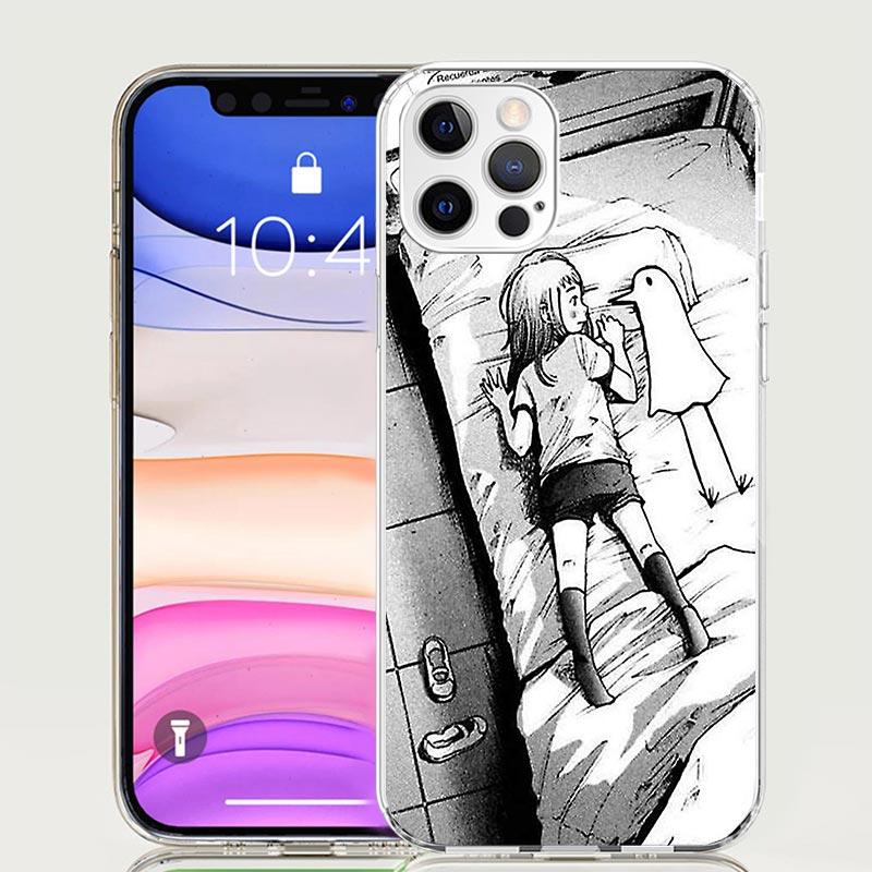 Чехол для телефона Oyasumi Punpun для iPhone 17 Air 16 15 Plus 11 14 Pro Max 13 Mini 12 7 8 + SE Узор Арт Индивидуальный Чехол 17 Air 16
