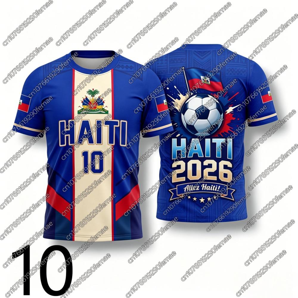 2026 Iraq Style Football Jersey, Lightweight Quick Dry Breathable Sports Tee, Green White Soccer Fan
