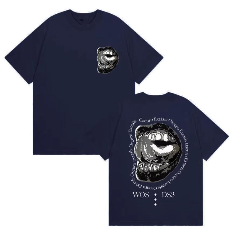 Rapper Wos Ds3 2025 Merch Graphic Tshirt Unisex Women Pop Music Fashion Short Sleeve Tshirts Hip Hop High Quality Cotton T Shirt