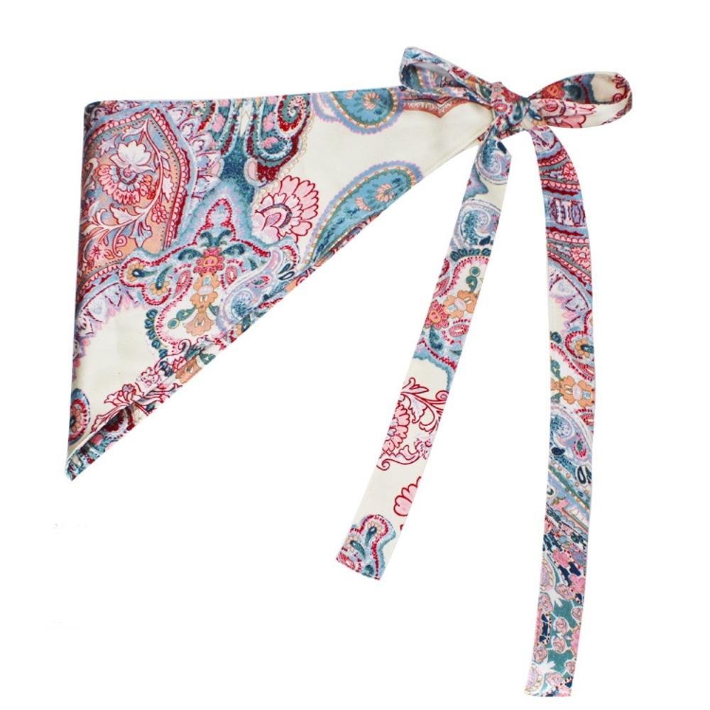Embroidered Printing Ethnic Triangular Waistband Chinese Style Bohemia Wide Waistband Female