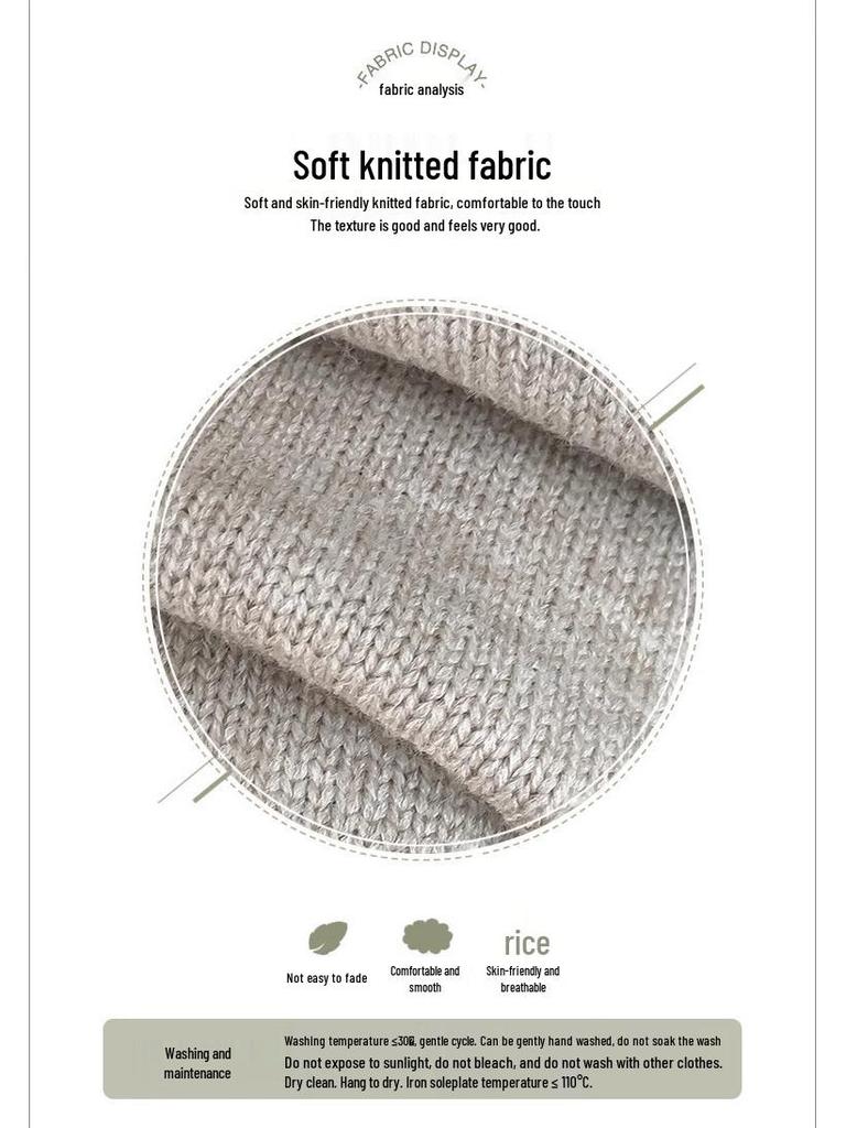 Женский вязаный кардиган-жилет с V-образным вырезом 2025 - Без рукавов, Свободный крой для весны и осени