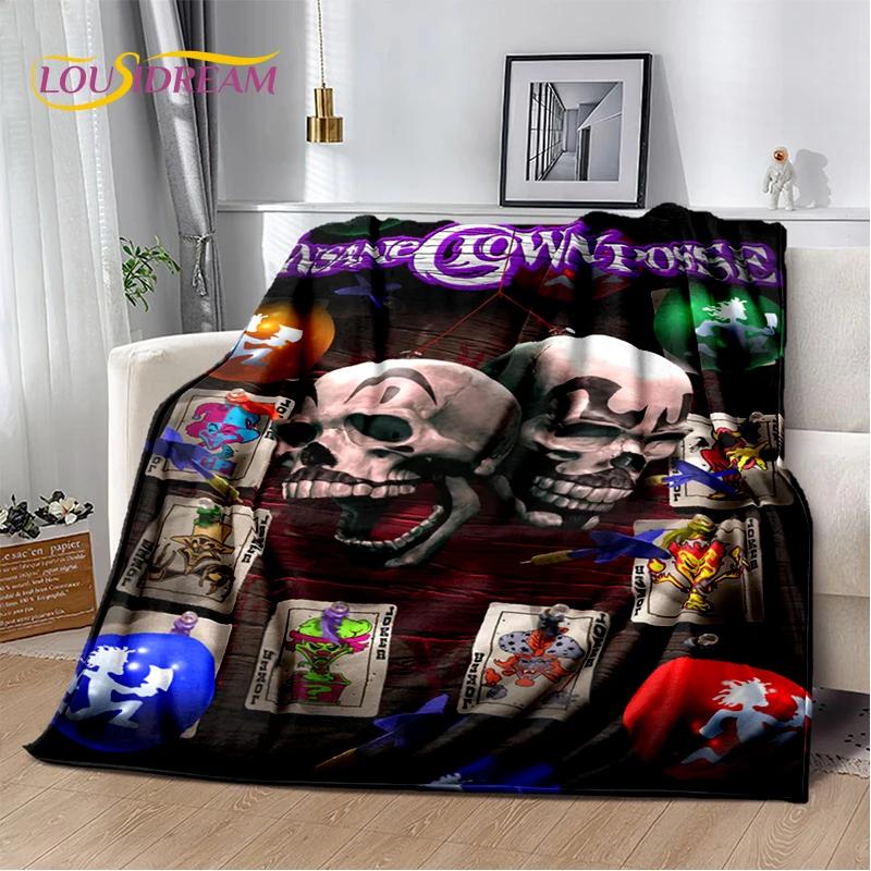 Icp Insane Clown Posse Джаггало Рэп Метал Мягкое Фланелевое Одеяло для Кровати Спальни Дивана Пикника, Плед для Укрытия на Улице Подарок