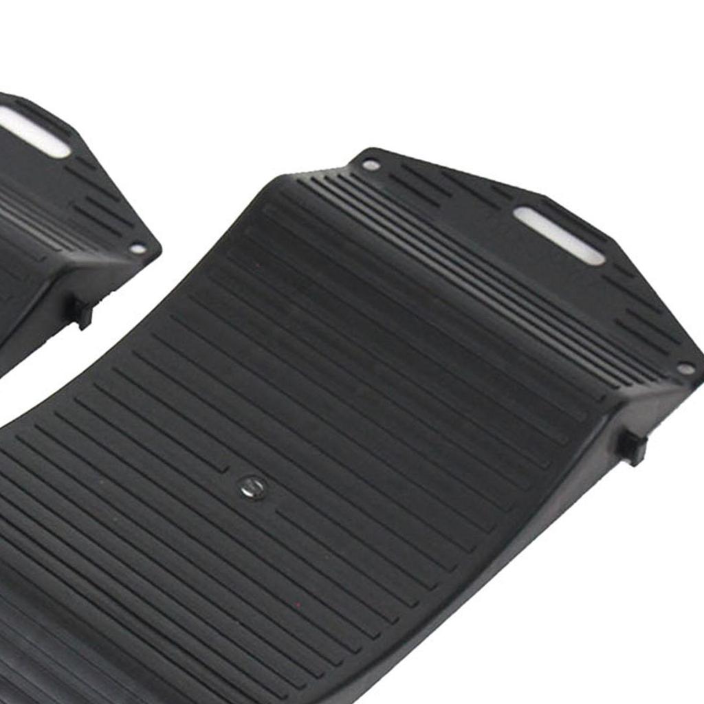 2pcs Tire Saver Ramps Tire Cradles Flat Spot Flat Tire Protection Car Accessories Anti Slip Tire Cradles Vehicle Travel Ramps