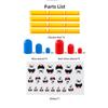 Educational Crossword Chess & Matryoshka Tower Game Set for Kids