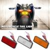 Мотоциклетный прямоугольный отражатель Задний фонарь Стоп-сигнал Задний фонарь для мотоцикла Автомобильные светодиодные отражатели для квадроциклов Боковые предупреждающие огни для грузовиков