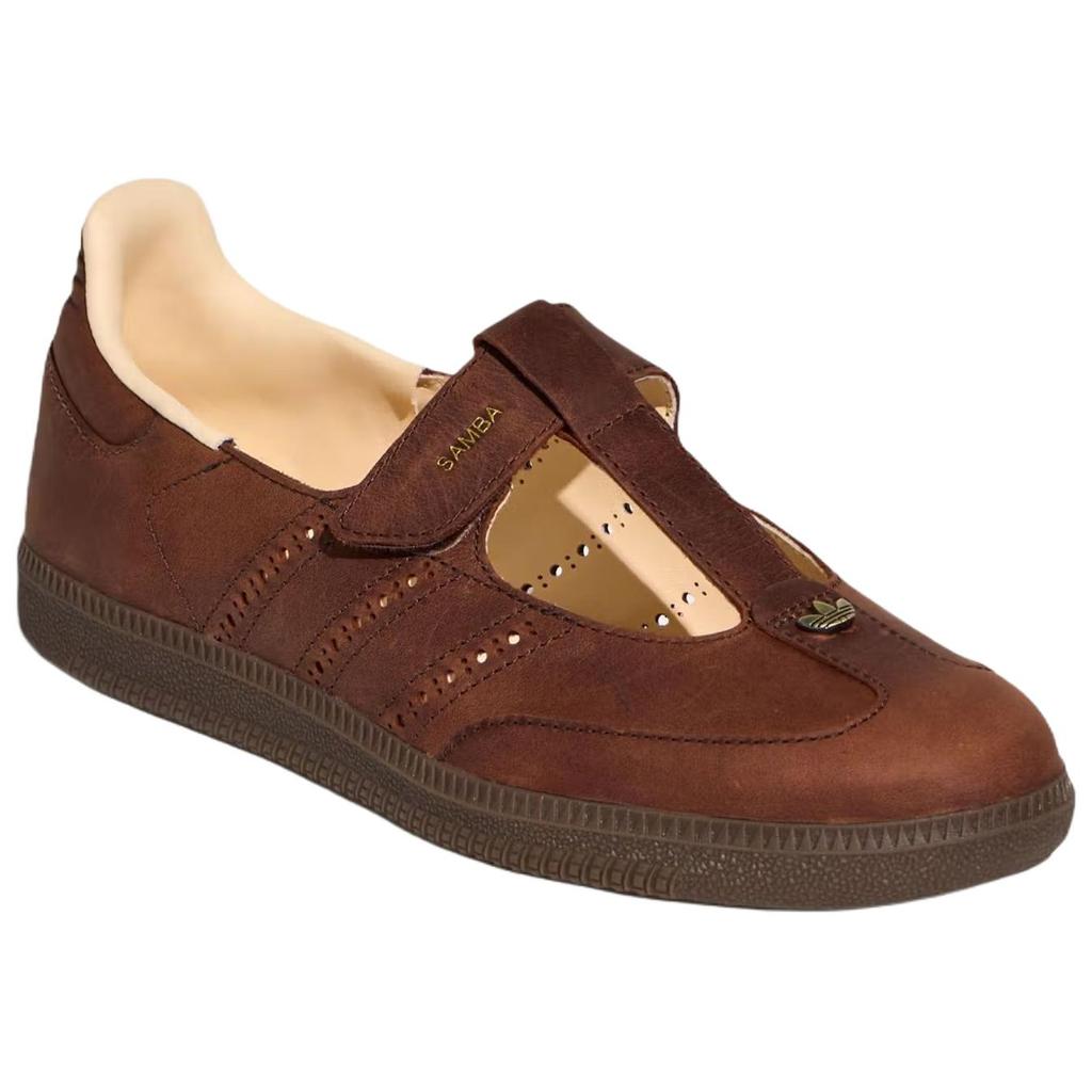 adidas Оригинальные туфли Samba Jane Mary Jane Унисекс Коричневые HP7130